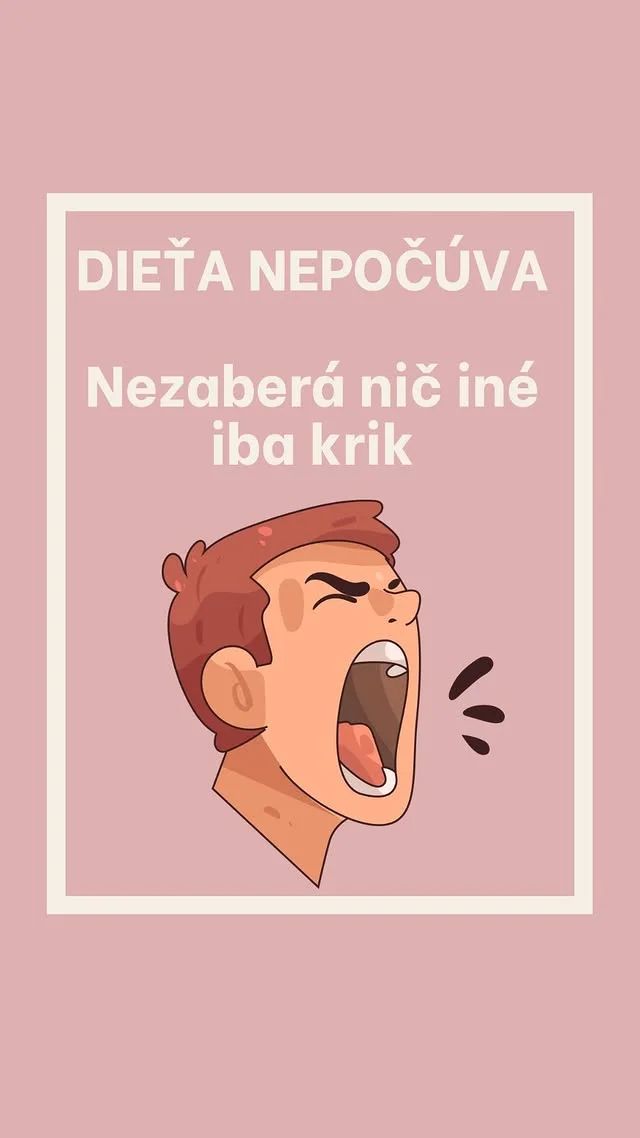 Dieťa nepočúva, ak kričíš