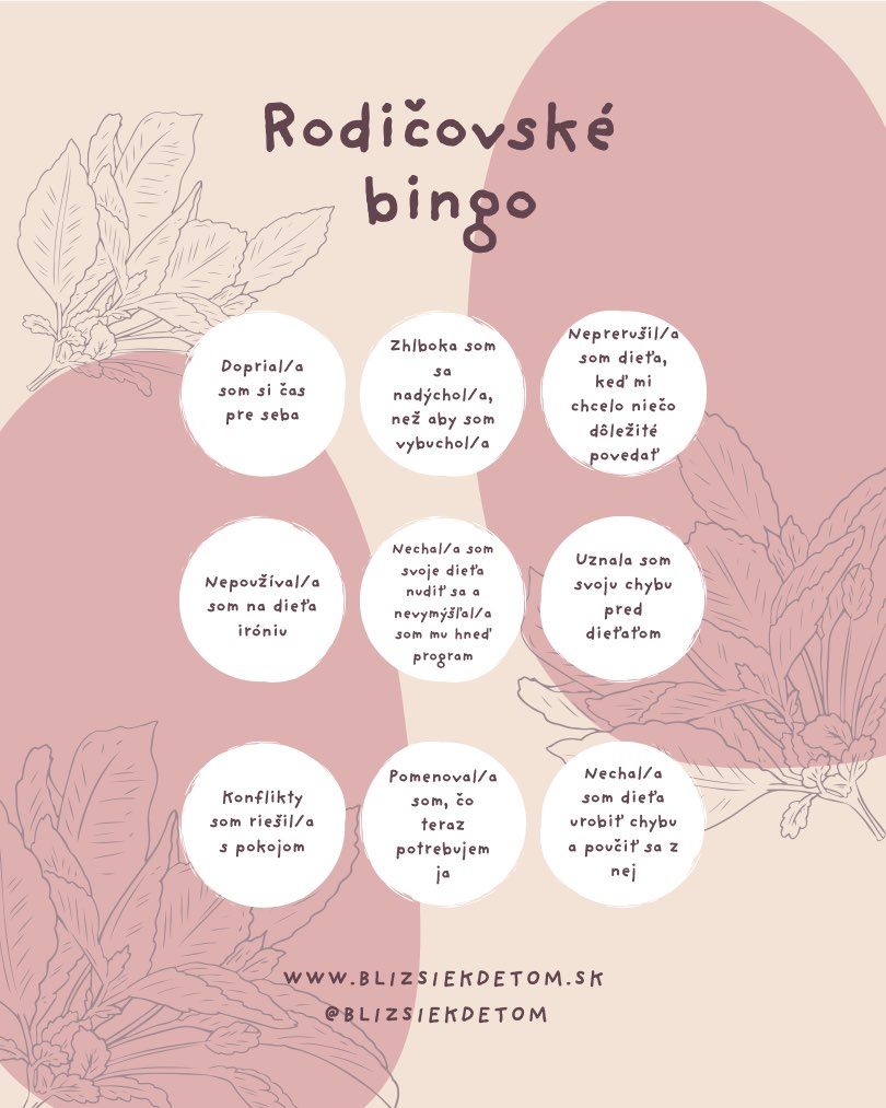 Rodičovské bingo